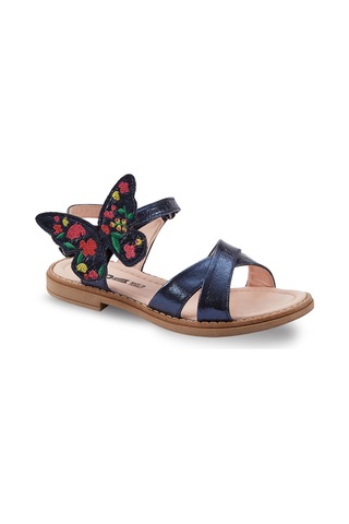 Denokids Kelebek Kız Sandalet Siyah