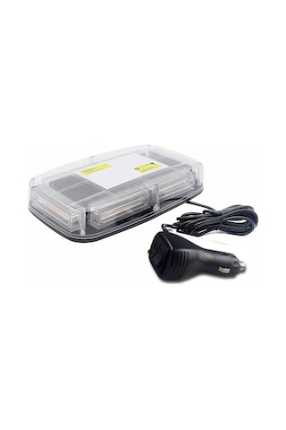 Çakarlı Tepe Lambası Mıknatıslı Kırmızı-beyaz-mavi 24w 12-24v /   L