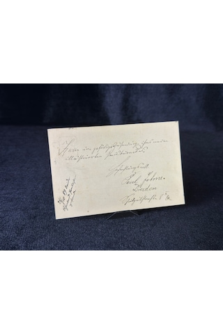 Antiye 1889 Yılı Alman Reich Döneminden 5 Pfennig Kendinden Pullu Post Kartı Postadan Geçmiş Varış Damgalı