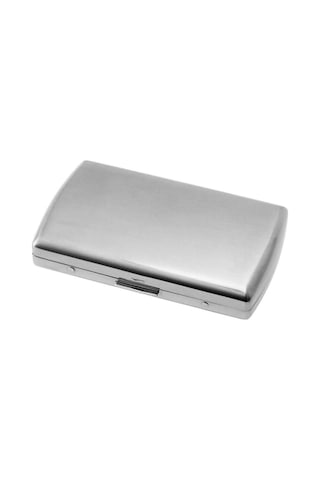 Pearl Japan Venus Metal Kısa Sigara Tabakası Krom Satin 12li Krom