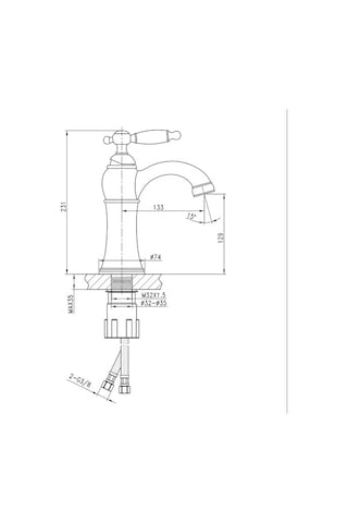 Fm-1411 Krom Lavabo Bataryası Renkli