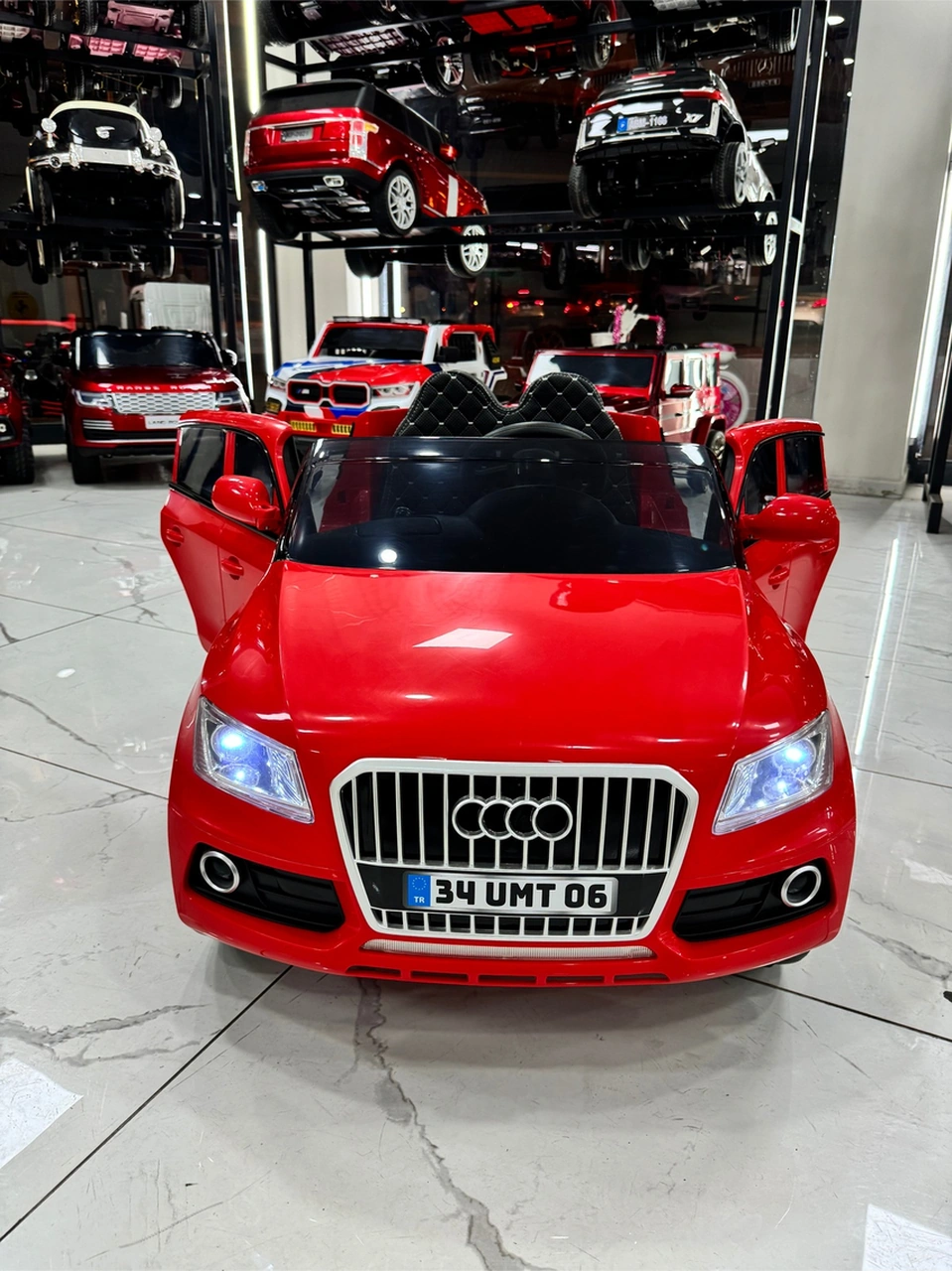 Audi Suv 2025 Yeni Nesil O-7 Yaş Akülü Araba Kırmızı