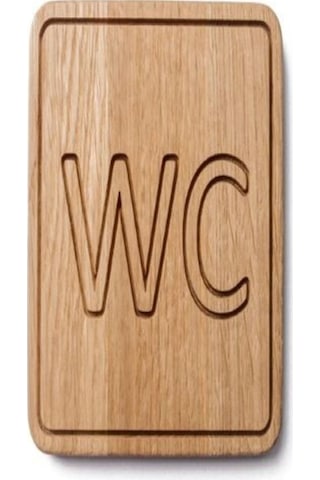 Ahşap Wc Işareti, Ahşap Wc Tabela, Tuvalet Kapı Tabela, Ahşap Tuvalet Tabelası
