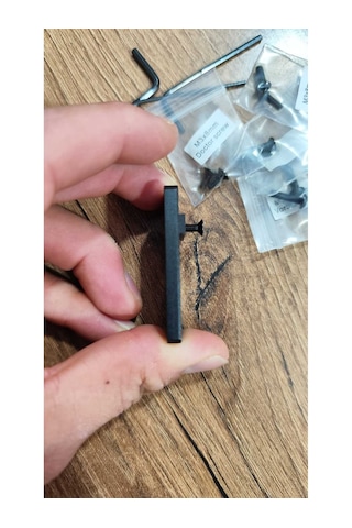 Universal Optics Mount Red Dot Scope Reflex Mount Plate Base - Glok 17 19 22 23 Reddot Ayağı Siyah