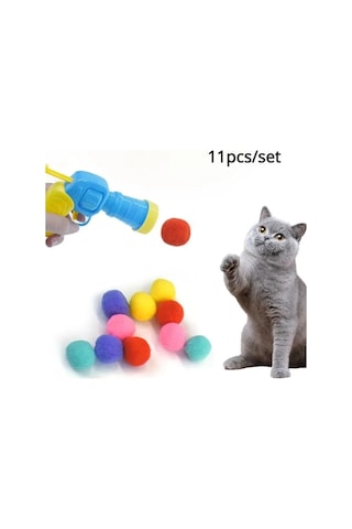 Jenerik Peluş Top Atan İnteraktif Kedi Oyuncağı