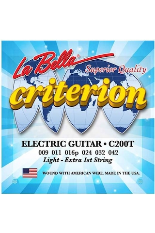 La Bella C200T 09 Elektro Gitar Tel