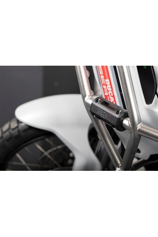 Motosiklet Koruma Demiri Takozu Gecko Universal Yuvarlak 100 Mm Turuncu Renk