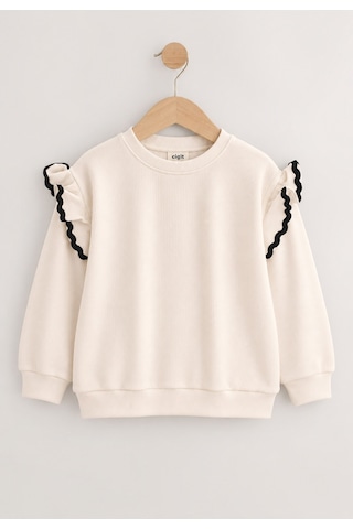 Cigit Sweatshirt 4-12 Yaş Ekru