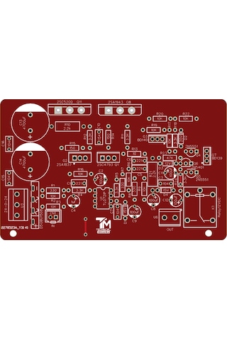 100 Watt Mono Hoparlör Koruyuculu Op-Amp Amfi Devresi 2Sc5200