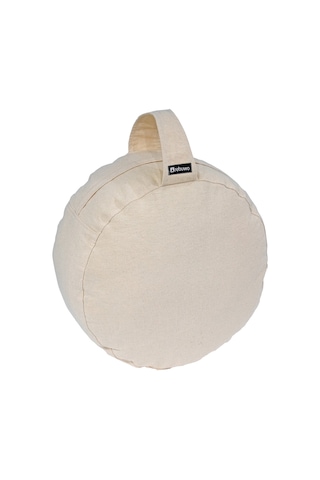 Rebuwo 3 Lü Yoga Ve Meditasyon Destek Seti Yoga Minderi + Bolster + Lavantalı Göz Yastığı Bej