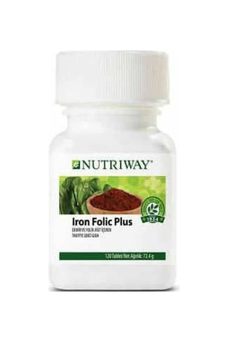 Amway Nutriway Iron Folic Plus 120 Tablet-Demir Ve Folik Asit