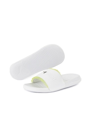 Puma Popcat 20 So V2 Kadın Terlik Beyaz 38044101 Dar Kalıptır 001
