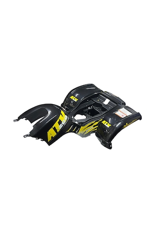 Kanuni Atv 150 U Off Road Arka Çamurluk Siyah Renk Etiketsiz