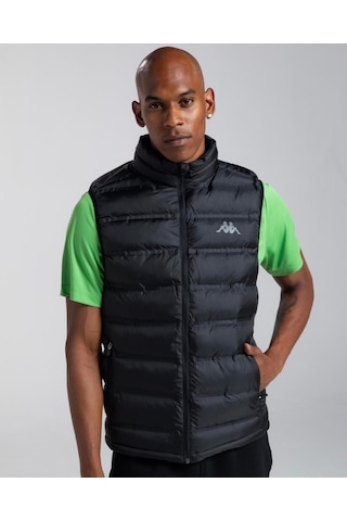 Kappa Perovest Erkek Siyah Regular Fit Yelek