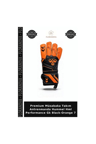 Floranova Premium Müsabaka Takım Antrenmanda Hummel Hml Performance Gk Black-orange 7 Siyah - Turuncu