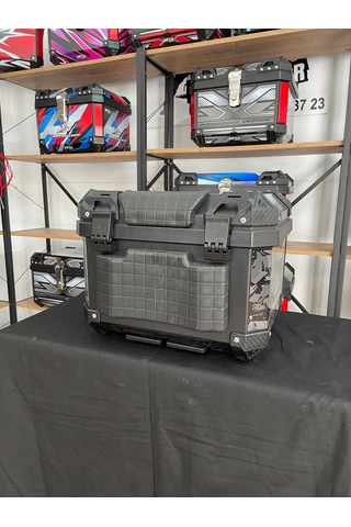 Rexx 45 Litre Motosiklet Arka Çanta Adventure Askeri Kamuflaj
