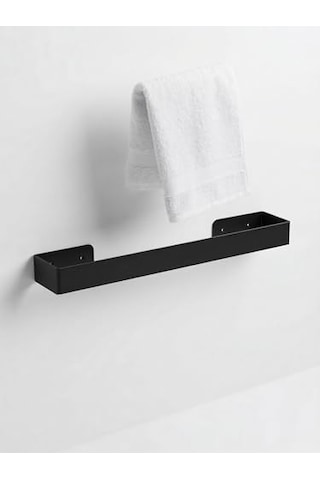 40 Cm Yapışkanlı Havlu Askısı Metal Havluluk Delmeden Montaj Banyo Havlu Askılığı Mutfak Havlu Tutucu Lavabo Ya Çok Renkli