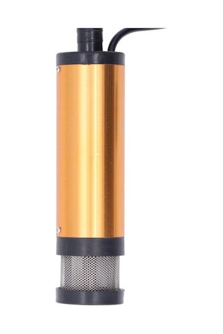 Wezone 12v Dc Elektrikli Mini Taşınabilir Yağ Pompa, Filtreli, Su Ve Dizel Transferi, 38mm, 12l/dakika, Paslanmaz Çelik Kasa