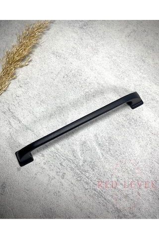 Defne 128 Mm Siyah Modern Kulp Modelleri Lüks Country Mutfak Dolap Çekmece Mobilya Kulbu Siyah