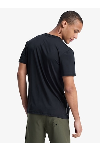 Quiksilver Quıksılver Caecılıan Erkek Anthracite - Solid T-shırt Eqyzt08292-11783 Siyah
