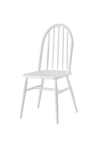 Rustica Classic Ahşap Yemek Sandalyesi Beyaz