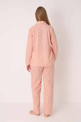 Nbb Kadın Somon Dahlia Önden Düğmeli Pijama Takım SOMON