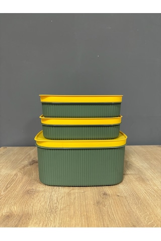 Favora 3 Parça Organizer Yeşil