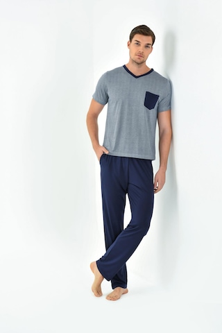 Yeni İnci 3'lü Yarım Kol Erkek Pijama Takım Epj798 001