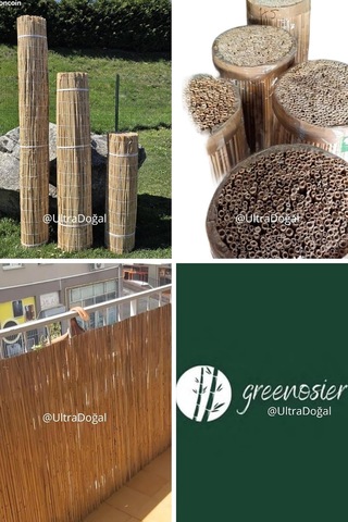 Greenosier 60cmx5m Hasır Kamış Çit