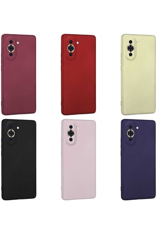 Zore Huawei Nova 10 Kılıf Msra Premier Silikon Kapak - Kırmızı Kırmızı