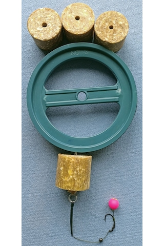 Kasnaklı 4 Adet Küspe Sazan Rig Takımı 14 Mm Pembe Pop Up