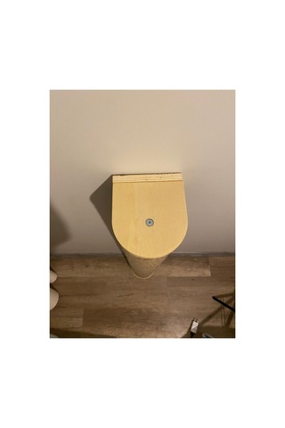 Kedi Tırmalama Direği Duvar Tipi 85 Cm Dev Çap-dayanıklı Ahşap Tırmalama Tahtası
