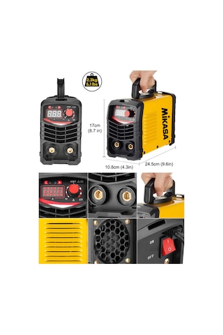 Mikasa Tools 201sx Çift Kartlı Hava Soğutmalı Invertec Compact Kaynak Makinesi