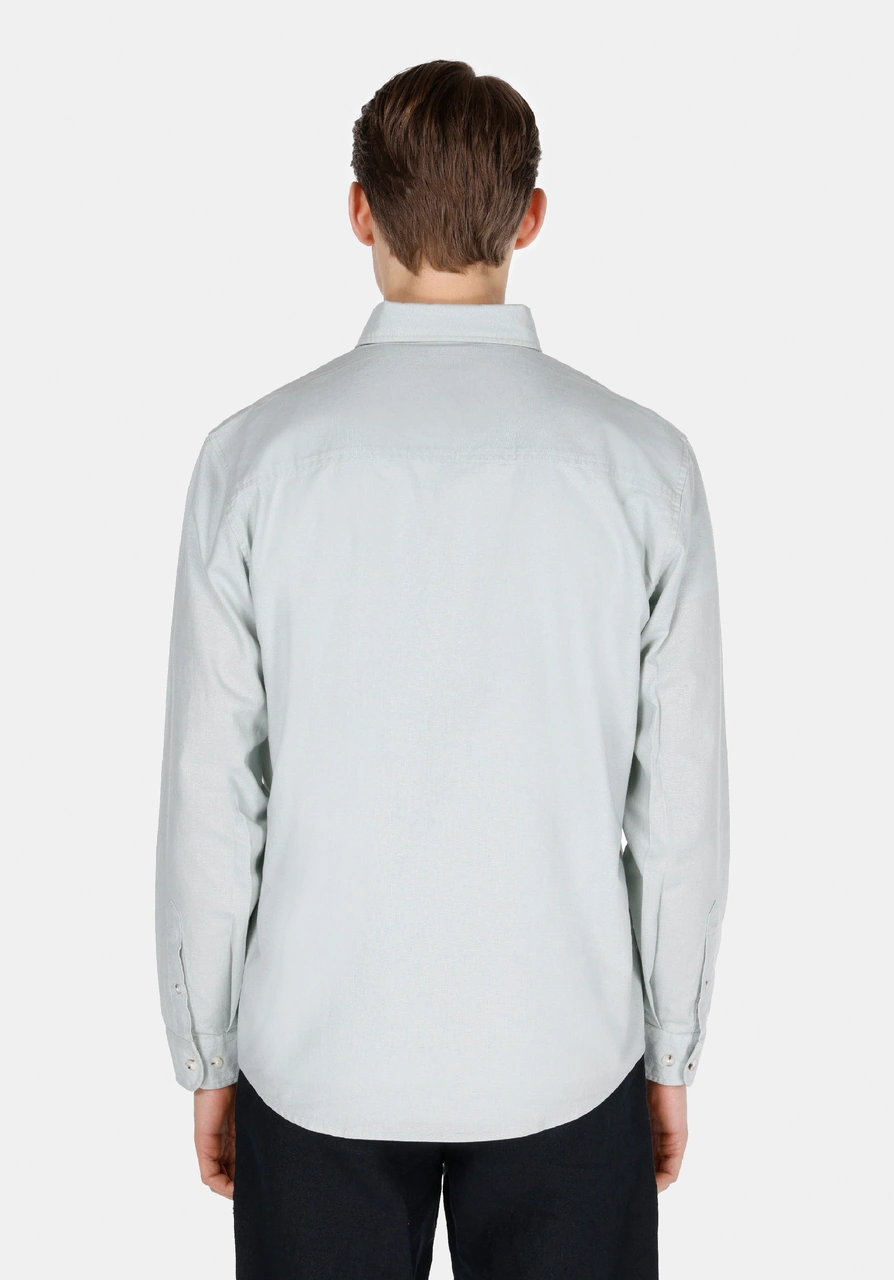 Colin's Colins Regular Fit Shirt Neck Düz Erkek Yeşil Uzun Kol Gömlek Cl1074489 Q1.v1 Fgr Yeşil