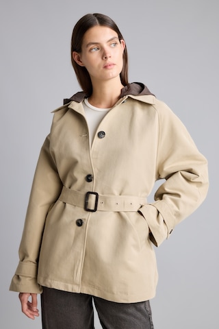 Defacto Regular Fit Kapüşonlu Kemerli Twill Trençkot H3952ax26wnbg501 Bej-bg501