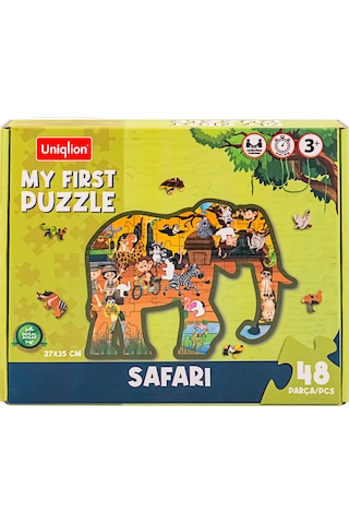 Ahşap Puzzle Safari