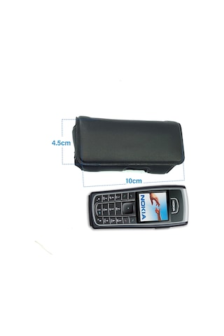 Nokia 6230 Kılıf Tuşlu Telefon Bele Takılan Kemer Kılıfı