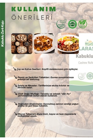Kabuklu Zarlı Kaju 40g Taze Jumbo Cashew Nuts İn Shell Deneme Boy 40 G