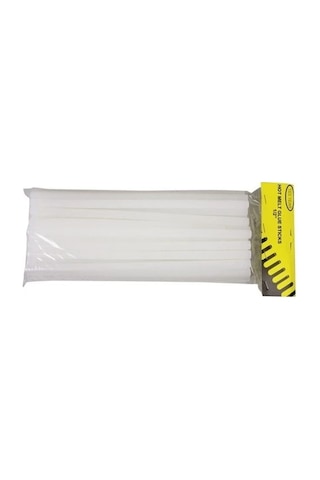 Hubrendy Kargo Şeffaf Sıcak Silikon Çubuğu Mum Silikon İnce 1 Kg 30 Cm