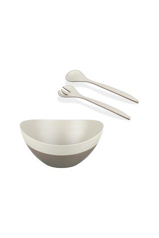 Selka Home Çift Renkli Kase Ve Salata Kaşığı 001