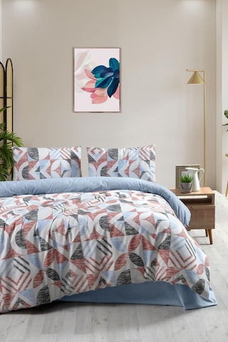 Çift Kişilik Nevresim Takımı Quadra - 200x220 Çok Renkli