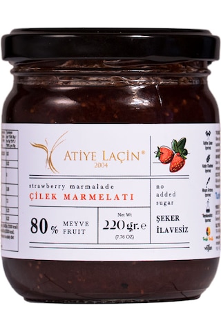 Atiye Laçin Çilek Marmelatı 220 G