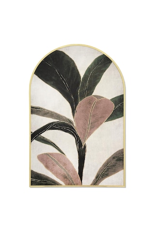 The Mia Botanic Leaf Tablo 80x120 Cm