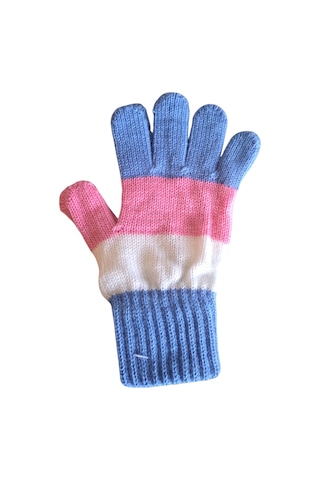 Garson Beden Kız Çocuk Eldiven Mavi Pembe 8-12 Yaş Mavi - Pembe
