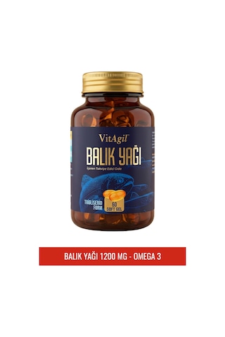 Vitagil Omega3 Balık Yağı 60 Yumuşak Kapsül