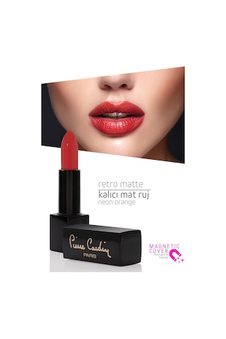 Pierre Cardin Retro Matte Lipstick  - Neon Orange - 148