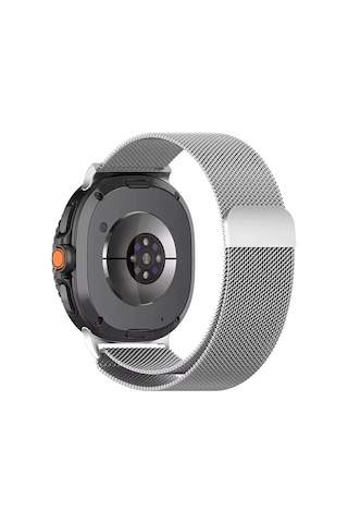 Samsung Galaxy Watch 8 40mm 44mm Uyumlu Manyetik Milanese Loop Metal Kordon