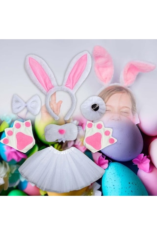 Suntek Paskalya Temalı Partiler Karnavalı Için Beyaz-6-adet