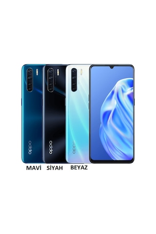 Oppo A91 Cph2021 Arka Kapak Pil Kapağı - Beyaz