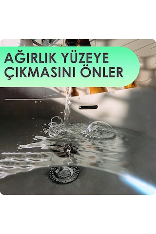 8'li 304 Paslanmaz Çelik Lavabo Süzgeci Seti Gider Tıkanıklığı